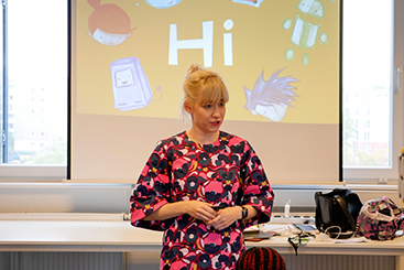 Linda Liukas zu Besuch an der Klax Schule