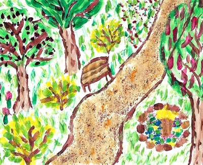 Jakub Mrozek, 12 Jahre, Ein bunter Garten
