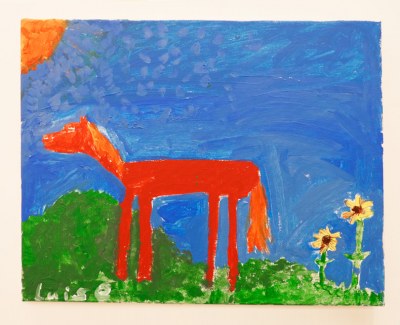 Luise, 7 Jahre „Der Fuchs auf dem Berg"