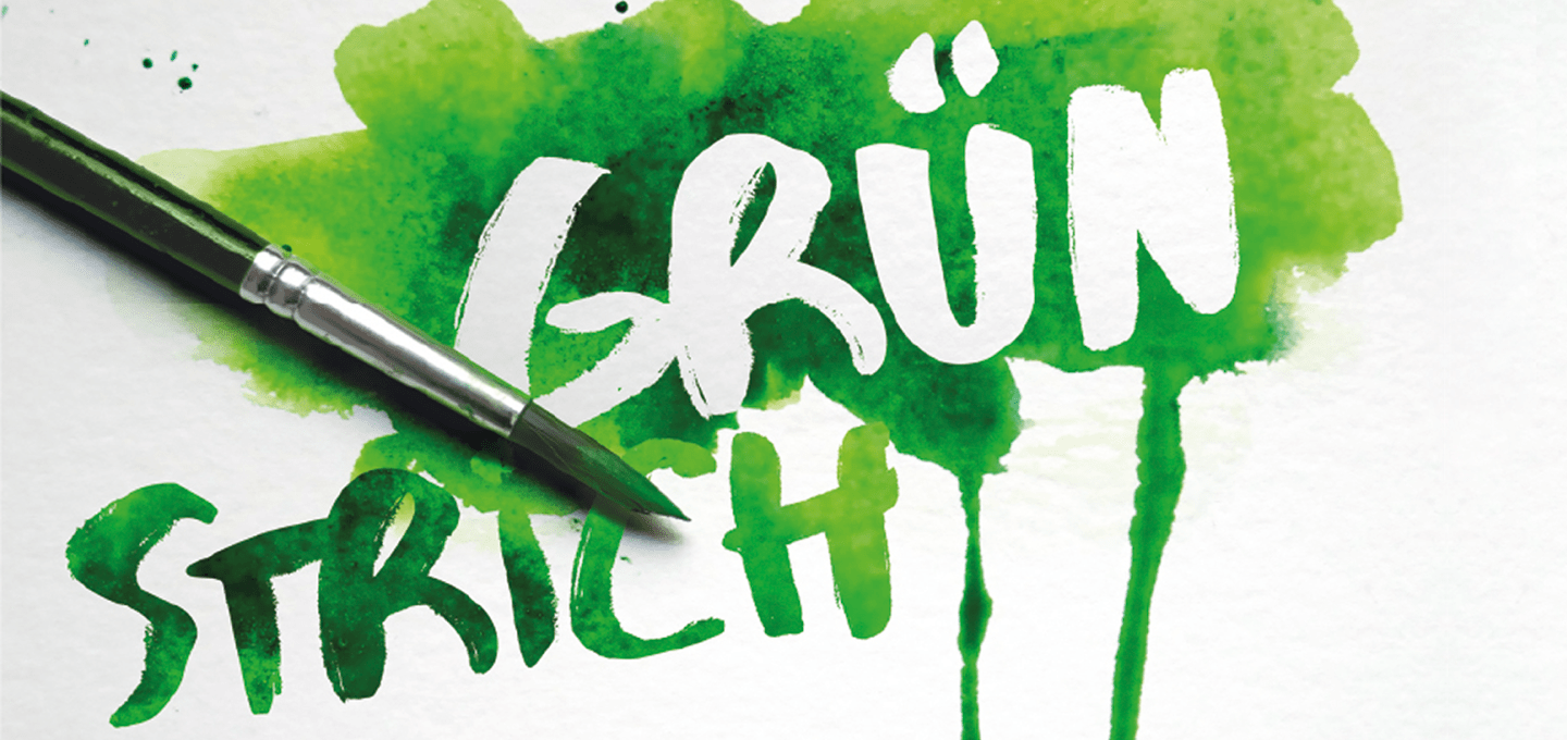 Titelbild Ausstellung Grünstrich – Künstlerische Botschaften für Klima- und Umweltschutz
