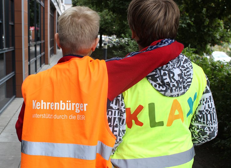 Klax Schule am World-Cleanup-Day