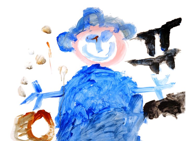 Kinderkunst Ausstellung: Peter im Tierpark